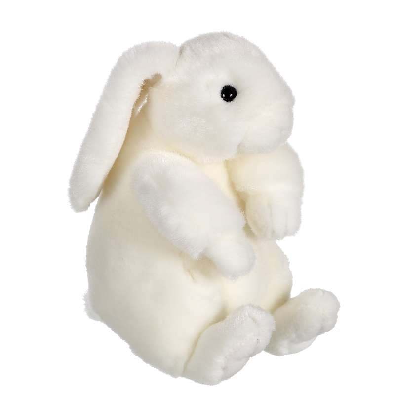  plush sitting rabbit white 22 cm 